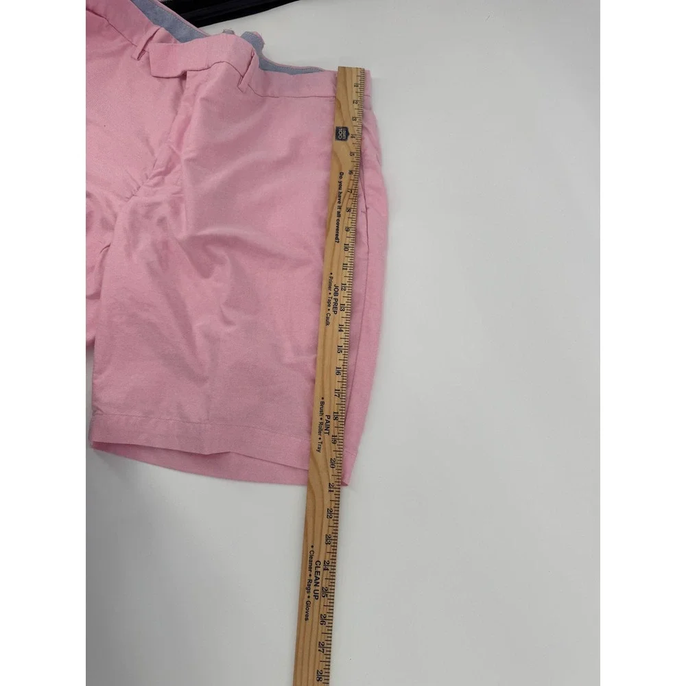 Polo Ralph Lauren Shorts Mens 40 Pink Oxford Cotton Chino Preppy Boat Golf Summe